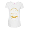 marauder's map Maternity Scoop Neck T-shirt