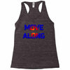 move along got nothing for you Racerback Tank