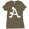 a doggy Ladies Fitted T-Shirt