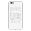 legends are born in july iPhone 6/6s Plus Case