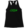 black funny glow in dark glowing Racerback Tank
