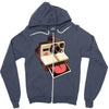 licka roid Zipper Hoodie