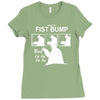 big hero 6 baymax tee fist bump balalala walt disney animation Ladies Fitted T-Shirt