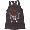 keep smile everyday Racerback Tank