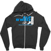 tour de france alp d'huez cycling Zipper Hoodie