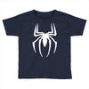 spiderman white logo Toddler T-shirt