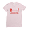 for a moment there you bored me to death Ladies Fitted T-Shirt
