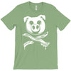 pig bacon cross bones pirate T-Shirt