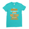 all men are created equal but only the best are born in january 1 Ladies Fitted T-Shirt