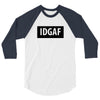 idgaf Dua Lipa 3/4 Sleeve Shirt