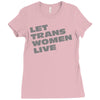 let trans women live Ladies Fitted T-Shirt