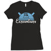 dalek dr who inspired Ladies Fitted T-Shirt