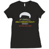 funny alien conspiracy theory roswell area 51 Ladies Fitted T-Shirt