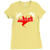 parkour jump freestyle Ladies Fitted T-Shirt
