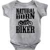 natural born biker Baby Onesie