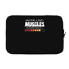 musculs installing Laptop sleeve