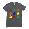 color ful Ladies Fitted T-Shirt