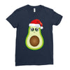 santa avocado Ladies Fitted T-Shirt