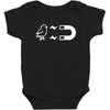 chicken and magnet Baby Bodysuit