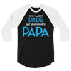 Only the Best Dads get Promoted to Papa 3/4 Sleeve Shirt