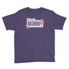 blessed mommy with flower white color Youth Tee