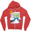 and someday i'm going to be a real boy Zipper Hoodie
