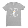 Meow Ladies Fitted T-Shirt