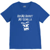 men's ask me about my gorilla V-Neck Tee
