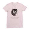 it's what's inside that counts Ladies Fitted T-Shirt