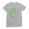 cannabis finger printing Ladies Fitted T-Shirt