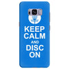 keep calm and disc golf on target frisbee basket Samsung Galaxy S8 Plus