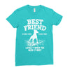 Best Friend Doberman Ladies Fitted T-Shirt