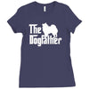 the dogfather american eskimo dog white Ladies Fitted T-Shirt