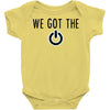 we got the power 4 Baby Bodysuit