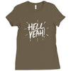 hell yeah! Ladies Fitted T-Shirt