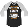 Super Cool Father Of A Freaking Awesome Son 3/4 Sleeve Shirt