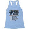 always give 100 percent Racerback Tank