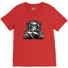 evil skull humor V-Neck Tee