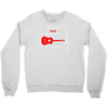 anti war guitar folk music writers Crewneck Sweatshirt