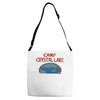 camp crystal lake Adjustable Strap Totes