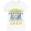 legends are born in 1986 hoodie 9 Ladies Fitted T-Shirt