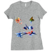 merry christmas! Ladies Fitted T-Shirt