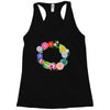 personalize baby name bodysuit Racerback Tank