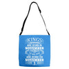 Real Kings Are Born On November 5 Adjustable Strap Totes