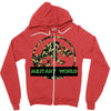 Military Morld T-Shirt Zipper Hoodie