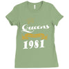 queens are born in 1981 Ladies Fitted T-Shirt