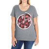 pizza1 Ladies Curvy T-Shirt