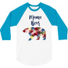 mama bear floral 3/4 Sleeve Shirt