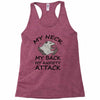 anxiety attack Racerback Tank
