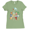 the burning joke Ladies Fitted T-Shirt